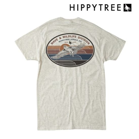 [히피트리] Wingtip Tee - Heather Natural
