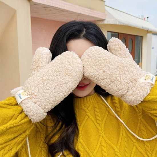 뽀글이 양털 벙어리 장갑 3colors