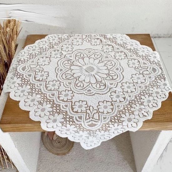 플라워 레이스 식탁보(80cm)