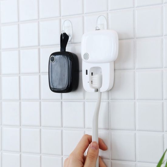 아이정 휴대용칫솔 살균 건조기 블랙