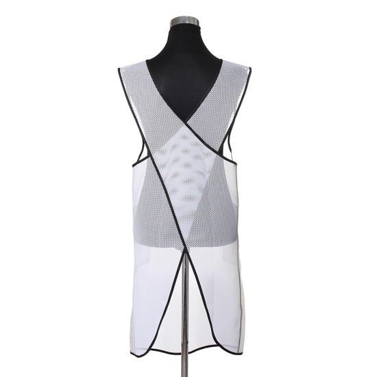 반투명 롱 방수 앞치마 메쉬 남자 애견미용앞치마