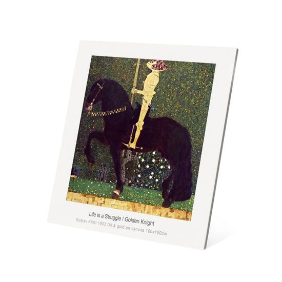 클림트 - 투쟁의 삶(황금기사) Golden Rider 20x20cm