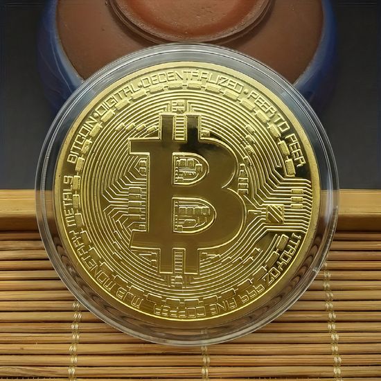 비트코인 기념주화 코인 가상화폐 모형 동전 수집 