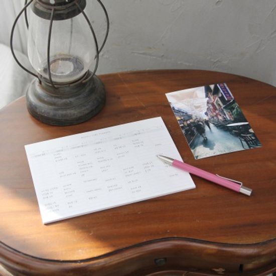 A5 스케줄러 먼슬리/ 체크리스트/타임플래너