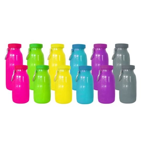 히카리 접이식 실리콘 달리기 러닝 산책 물통