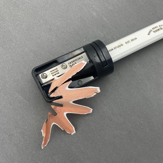 LOG 와이드 원목연필 전용 연필깎이