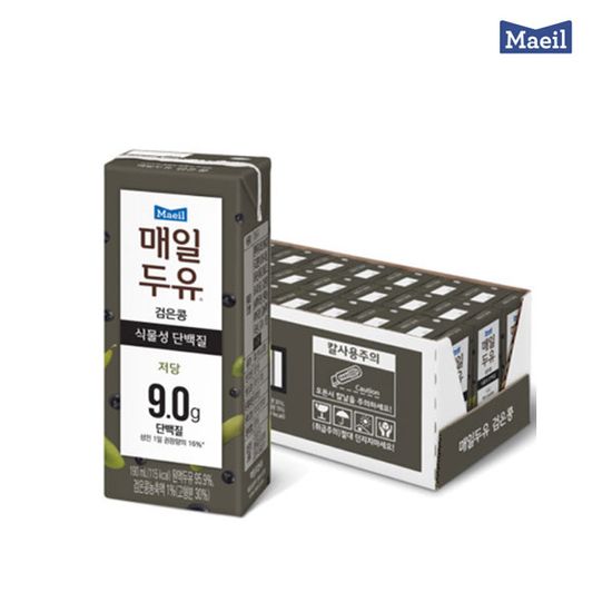 매일유업 매일두유 검은콩 190ml 12팩/24팩/36팩/48팩