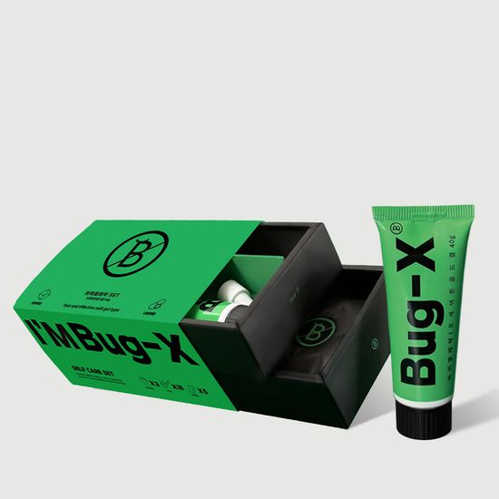버그엑스 바퀴벌레약+먹이통+처리set 올인원 세트
