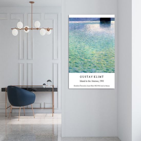 클림트 호수의섬 거실 인테리어 명화 그림 액자