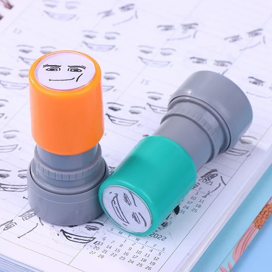 얼굴 표정 도장 스탬프 다꾸 다이어리 꾸미기 스탬프