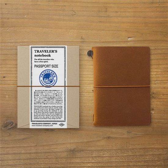 트래블러스노트 패스포트 사이즈 (카멜)