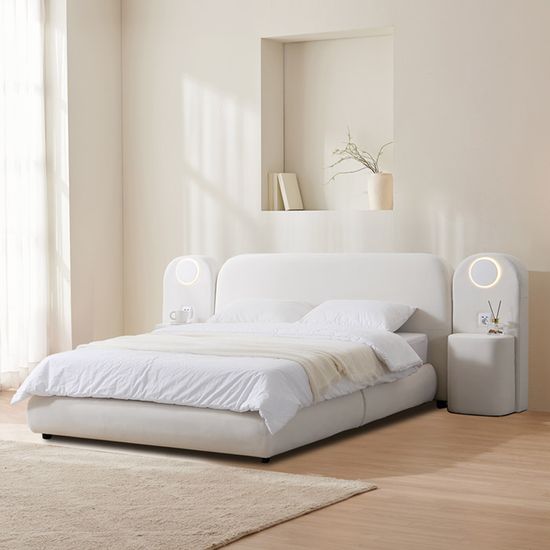 보루네오 베이스 침대 Q_매트리스 제외 (패널2개)