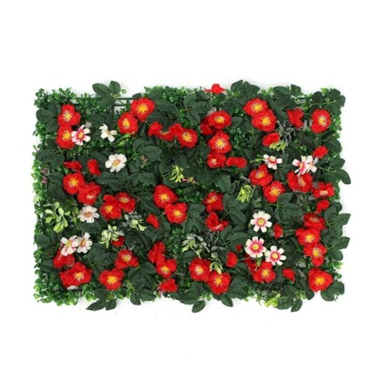 숲인테리어 레드로즈 벽장식 인조잔디(60x40cm)