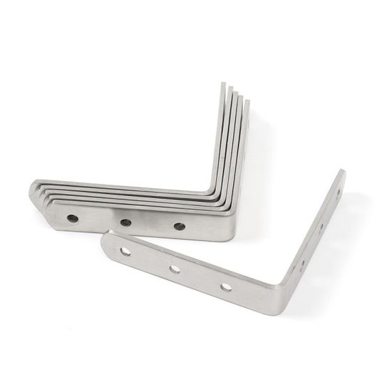 영달철물 스텐꺽쇠 코너철 6p세트 90x90 ㄱ자 선반대