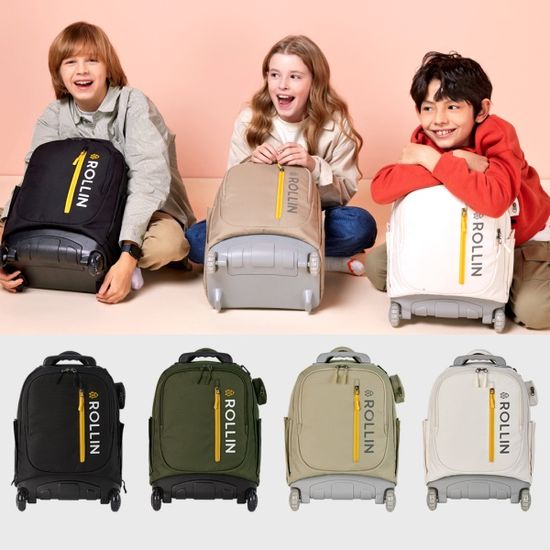 바퀴 달린 초등 어린이 책가방 여행 캐리어 롤링 백팩