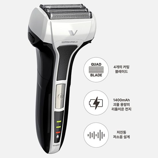 이즈미 4중날 방수 전기면도기 IKS-4300