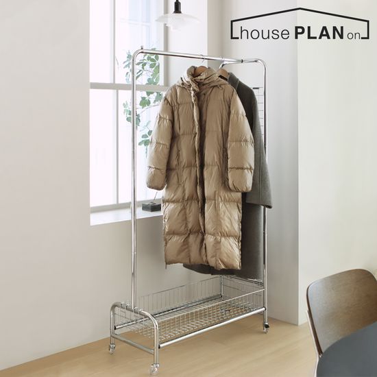 하우스플랜온 미드센츄리 트롤리 행거 2size 택