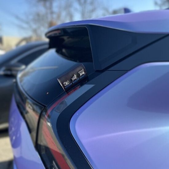 EV3 UV 가죽 디자인 택 Tag 자동차 태그(WFGEK0E)