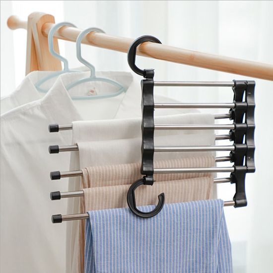 스탠다드 5단 바지 걸이 옷걸이