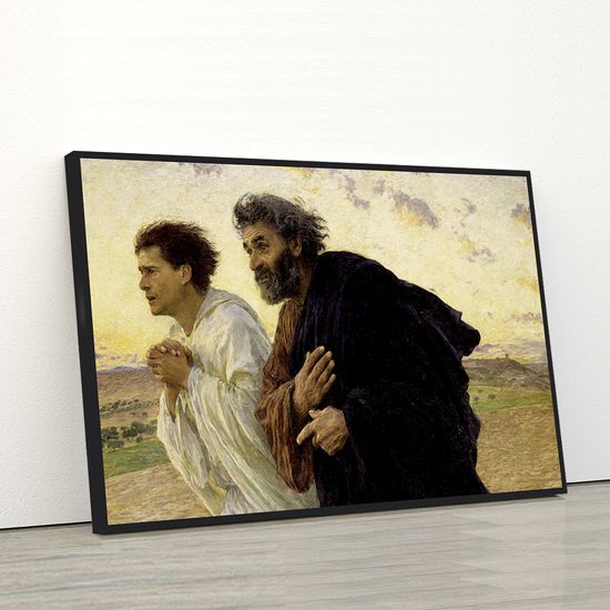 외젠 뷔르낭 - 무덤으로 달려가는 베드로와 요한 