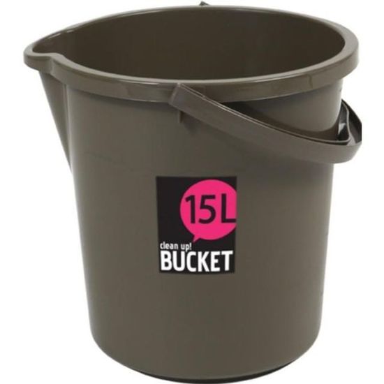 양동이 브라운 15L 창신리빙(WF65084)