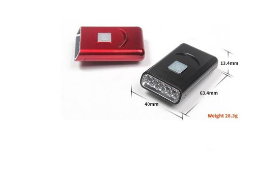 낚시 등산 캠핑 클립형 USB 충전 랜턴 레드