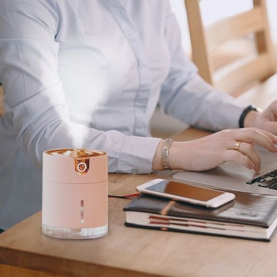 미니 O2 무선 가습기 LED 무드등 수유등 휴대용가습기