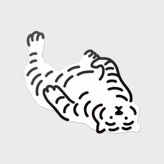 모어 타이거 빅 리무버블 스티커