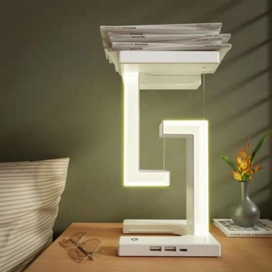 무중력 스탠드 LED 책상 조명 USB핸드폰무선충전