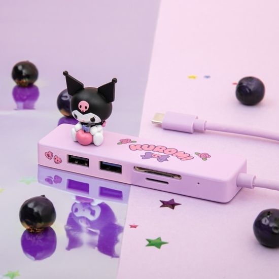 산리오 5in1 USB 멀티 허브 리더기
