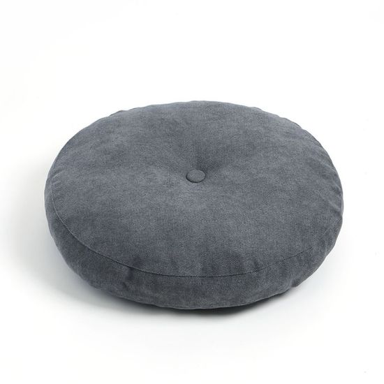 폭신빵빵 원형 쿠션방석(55cm) (챠콜)