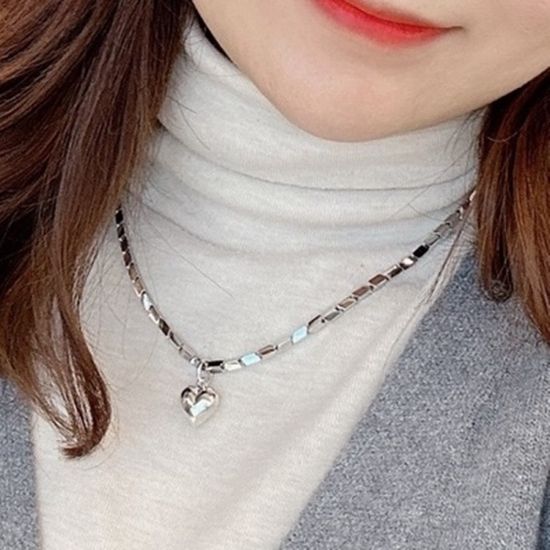 대나무 3mm 은목걸이 무난하고 심플 인기좋은