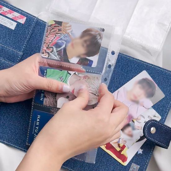 수앙스튜디오 6공 바인더 3단 양면 리필 속지 (10매)