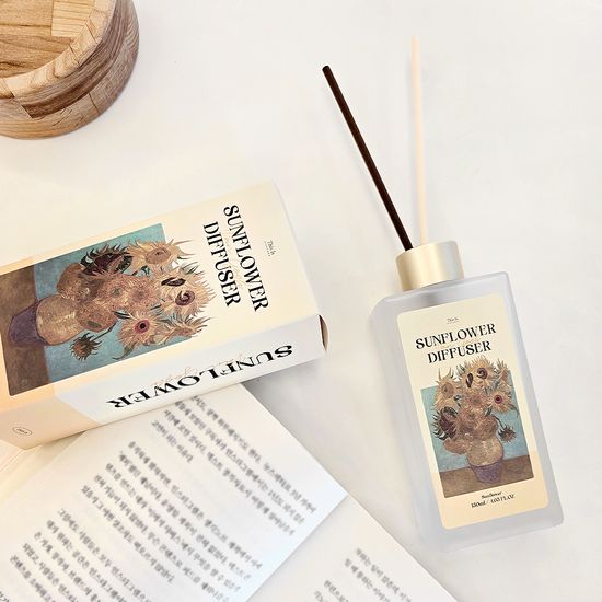 디스이즈명화 해바라기 반고흐 디퓨저 150ml+엽서세트