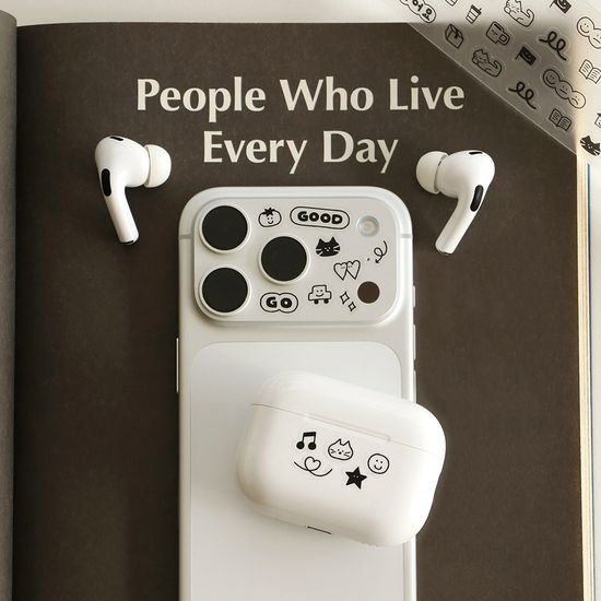 아이코닉 두들 데코 키스컷 테이프