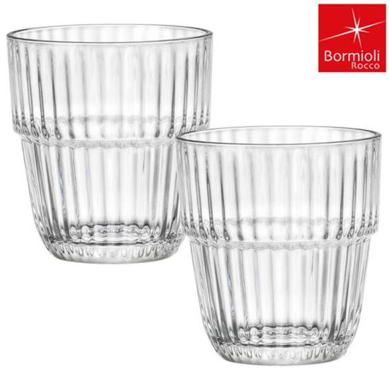 보르미올리 온더락잔 395ml 2P 투명 유리컵 음료 술잔