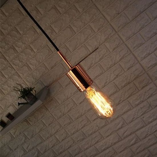 레코드-미니 펜던트등-핑크골드(LED겸용)