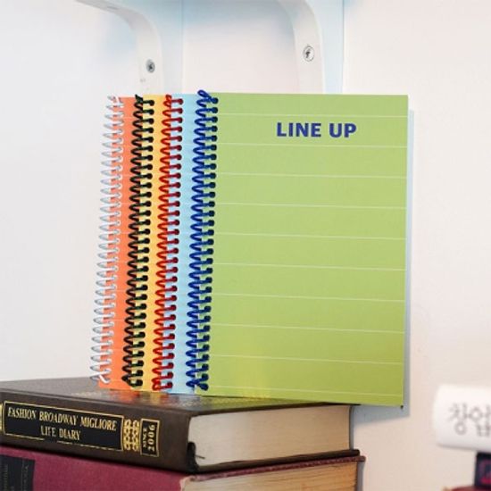 리훈 아무노트 스프링 모눈 무지 줄 공책 4권세트