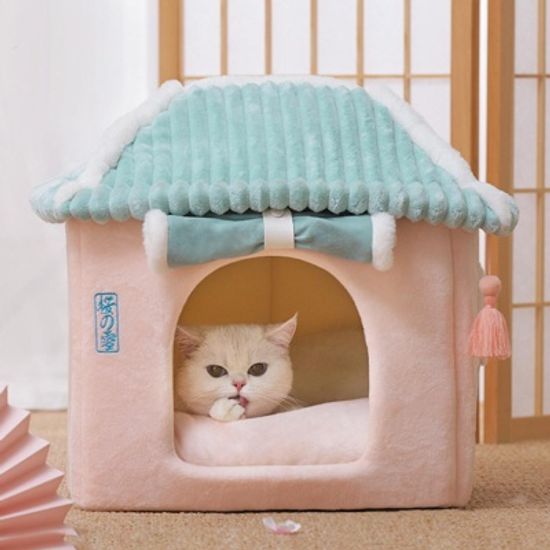 반려동물 따뜻한 극세사 겨울 강아지 고양이 하우스