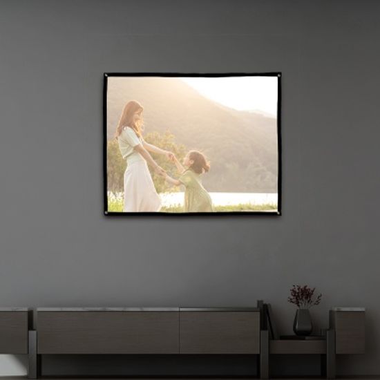 이동형 빔프로젝터 스크린(120x90cm) 휴대용스크린