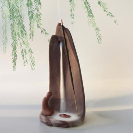 백플로우 인센스 스틱 콘 홀더 트레이 버너 향 받침대