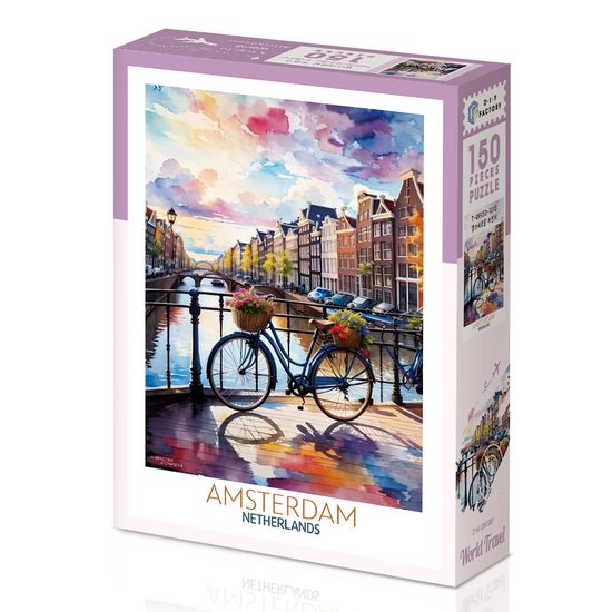 암스테르담 자전거 직소퍼즐 150피스 T-DF150-1013