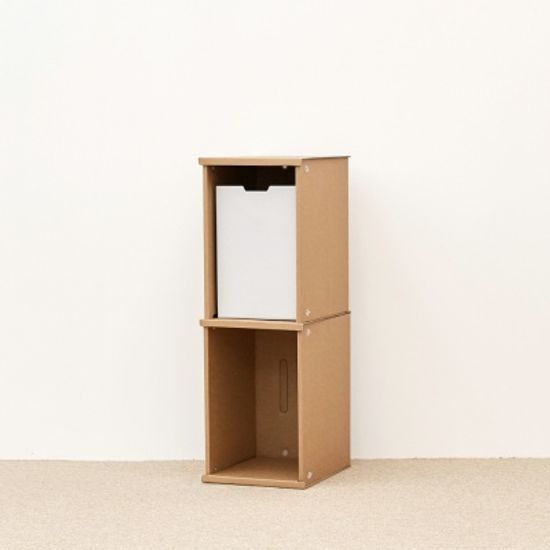 종이 책장 ㅁㅁㅂㅂ 2단(가로25)