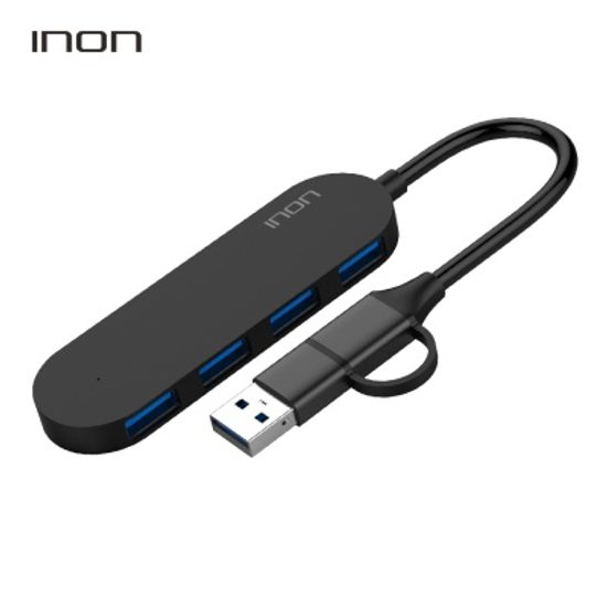 아이논 INON USB 3.0 2in1 C타입 A타입 4포트 허브