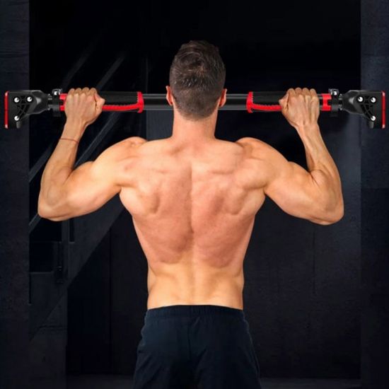 문틀철봉 이중잠금 풀업바 턱걸이봉 가정용 철봉 웨이