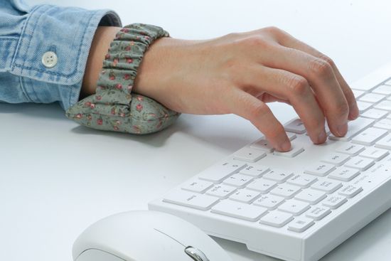 착용하는 손목받침대 [곱창 밴드 손목 쿠션]빈티지3종