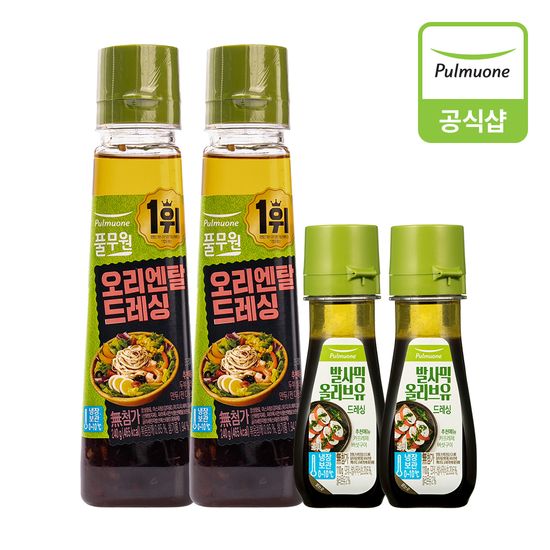 풀무원 드레싱 2종(오리엔탈/발사믹) 4봉 혼합구성