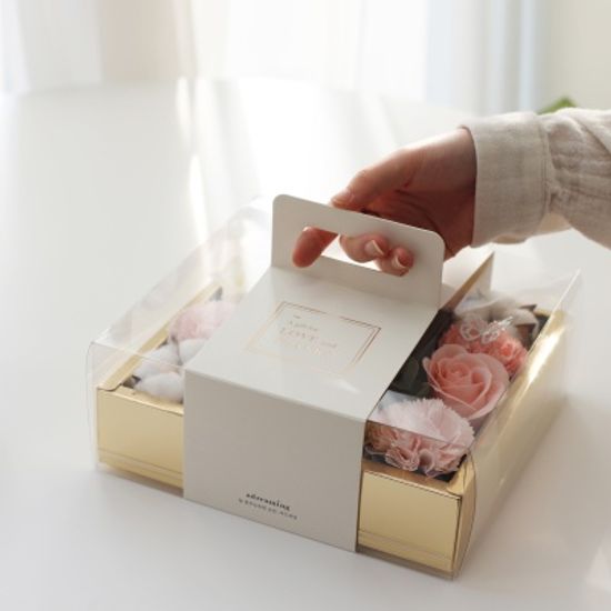 러브앤땡스 반전 돈티슈 카네이션 용돈박스