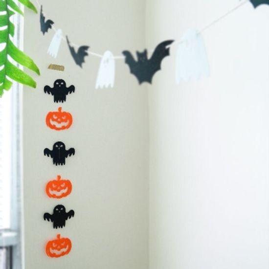 할로윈 호막 유령 모빌 데코