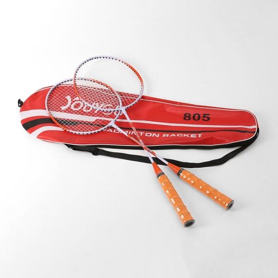 굿플레이 배드민턴 라켓 2p세트(오렌지) 셔틀콕